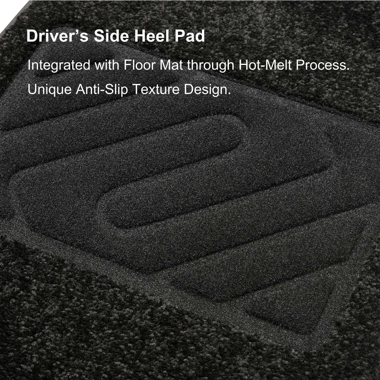 WENNEBIRD Superior Carpet Floor Mats for 2021-2025 Tesla Model S, 0.6 inch Thickness Rugs - 3pc