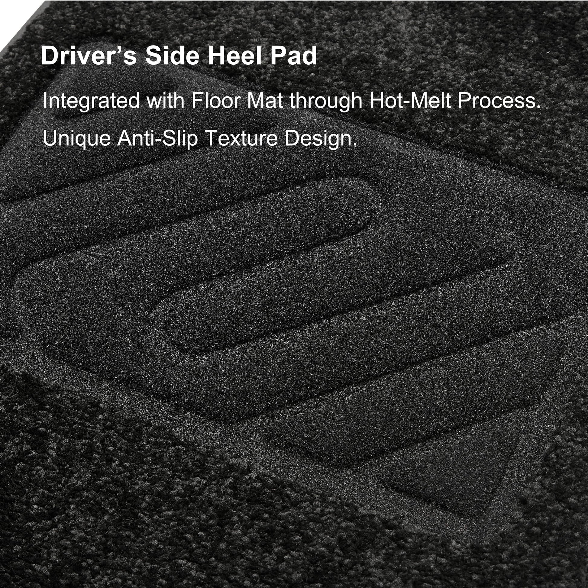 WENNEBIRD Superior Carpet Floor Mats for 2021-2025 Tesla Model S, 0.6 inch Thickness Rugs - 3pc
