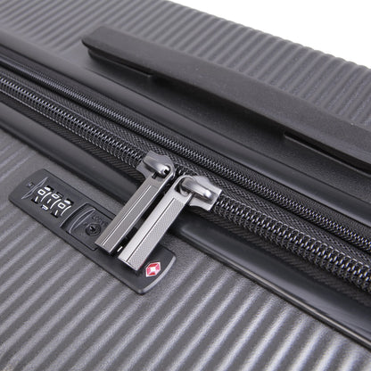 btL 20-inch Expandable Hardside Carry-on Upright Luggage, Black