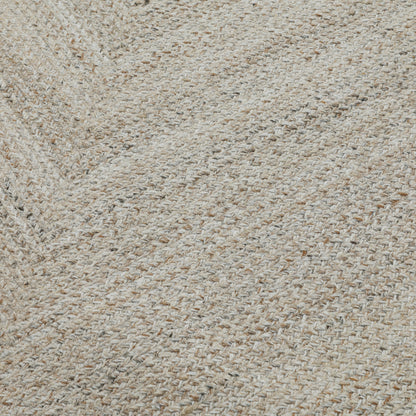 Obeetee Layla Braided Area Rug, Tan, 3' x 5'