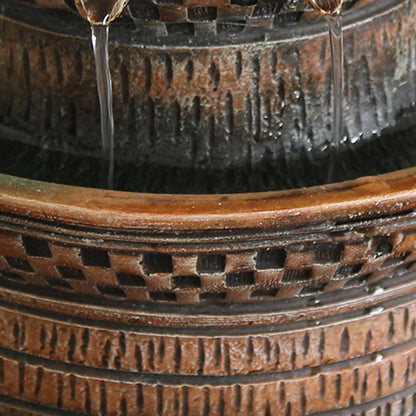 3Tier Resin Indoor Tabletop Waterfall Feature Fountain Home Office Desktop Decor