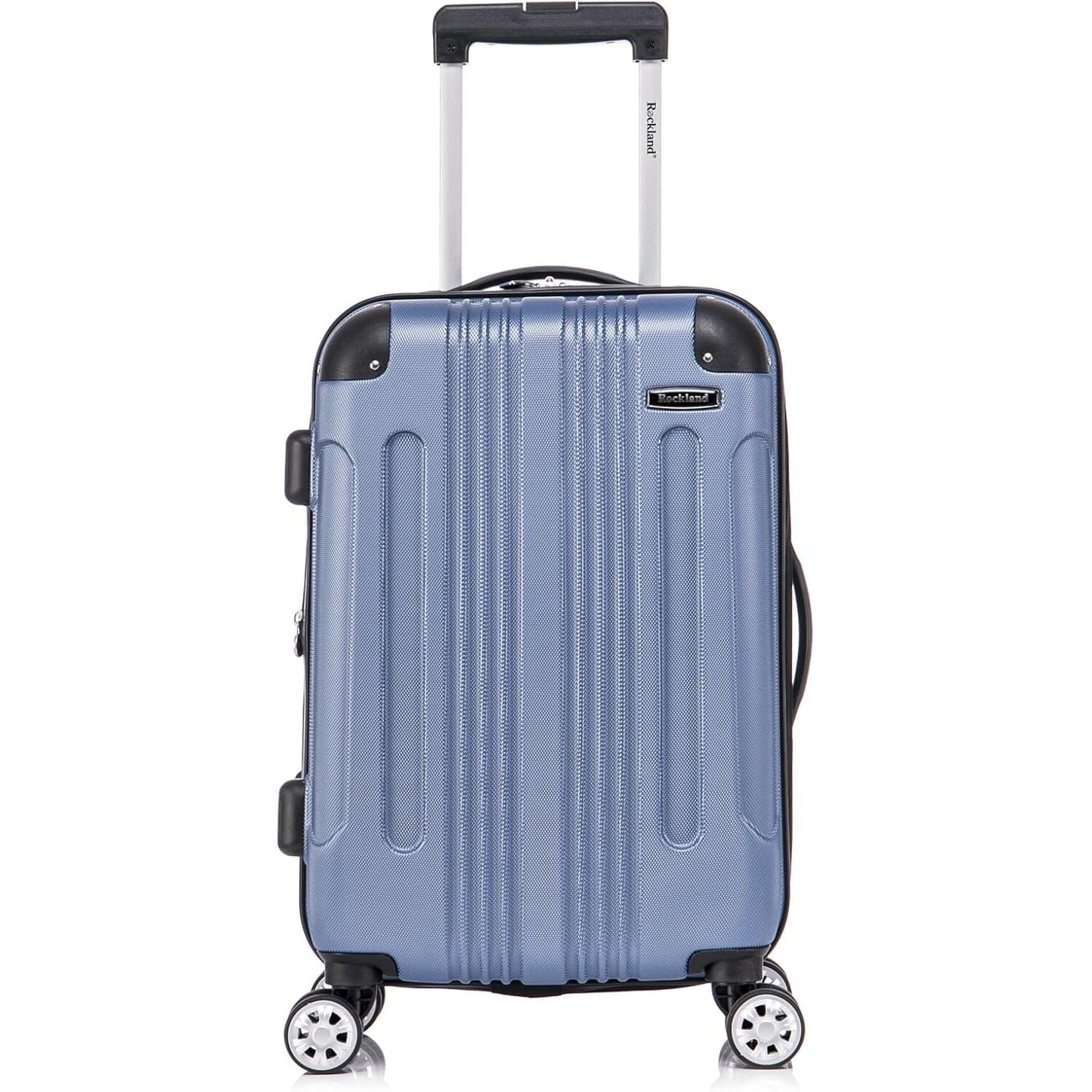 ROCKLAND London Hardside Spinner Wheel Luggage, Carry-On 20-Inch and Tote 14-Inch