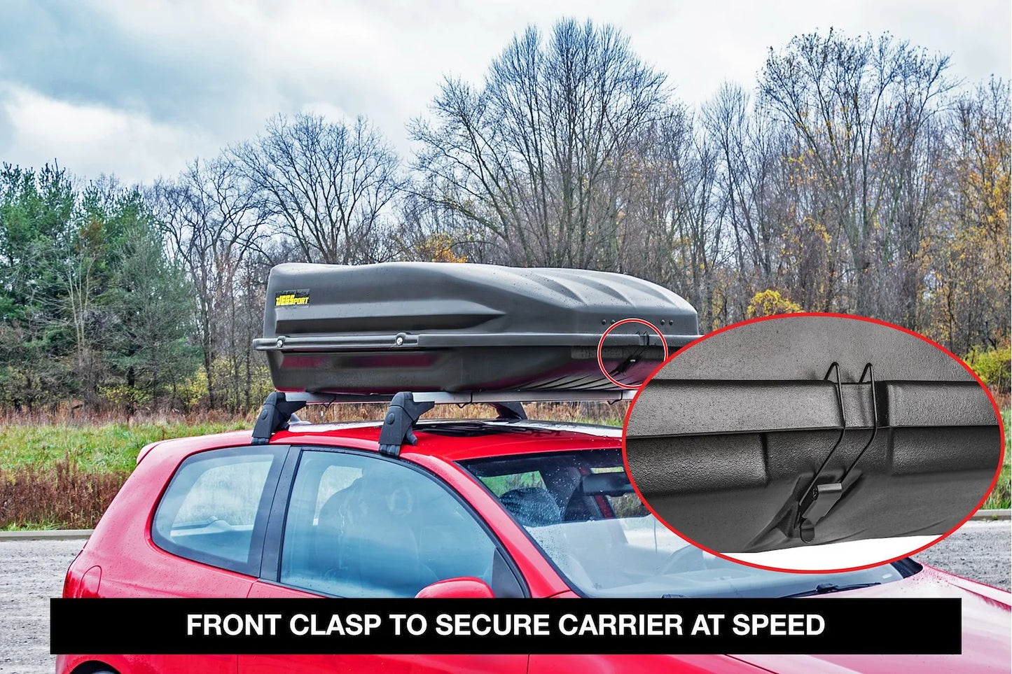JEGS 90098 Rooftop Cargo Carrier Luggage, 18 Cubic ft, Waterproof