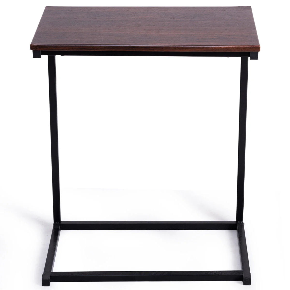 Gymax 26'' Laptop Holder Sofa Side End Table - Table Home Office Furniture