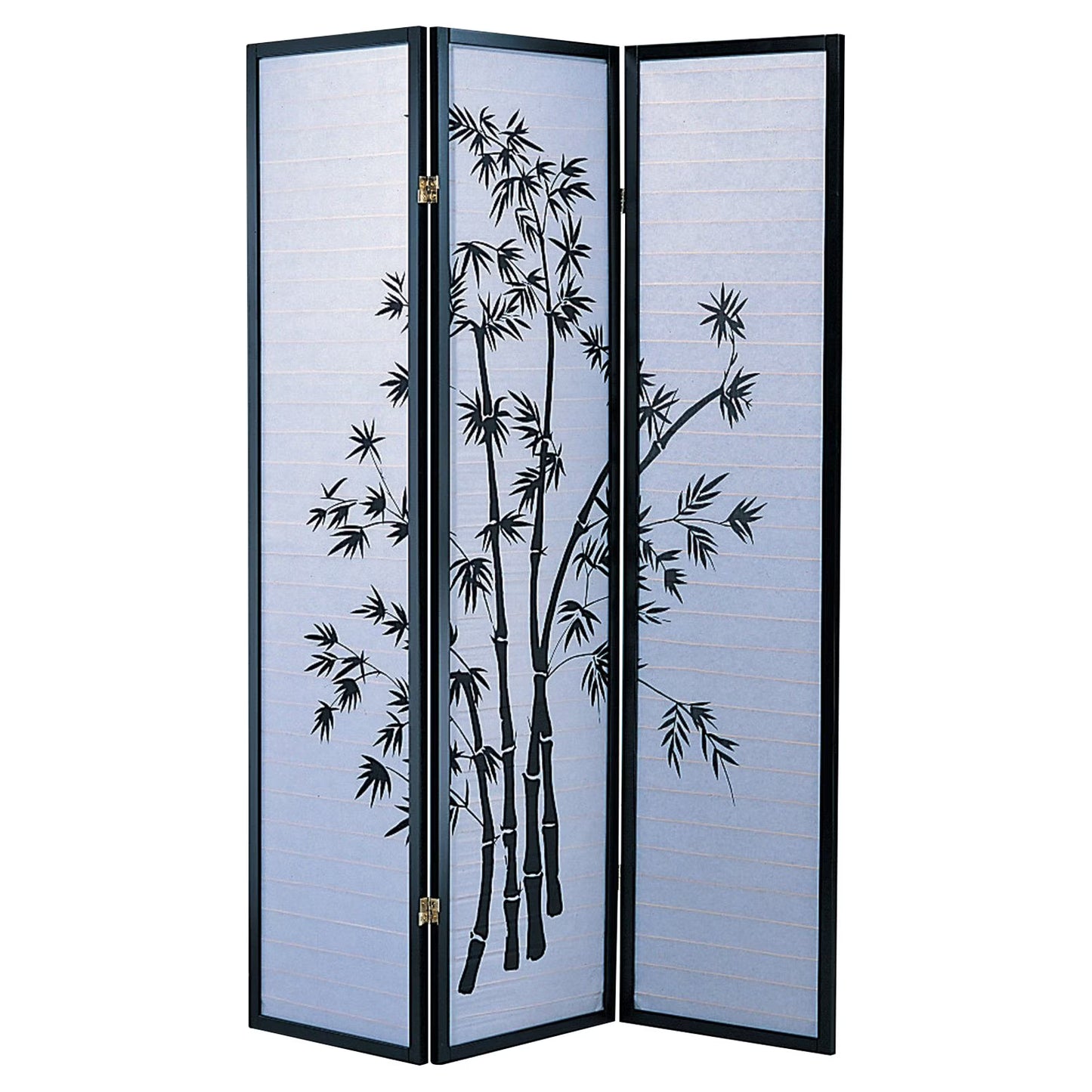 Milton Green Stars 3-Panel Dean Room Divider-Color:Bamboo Design