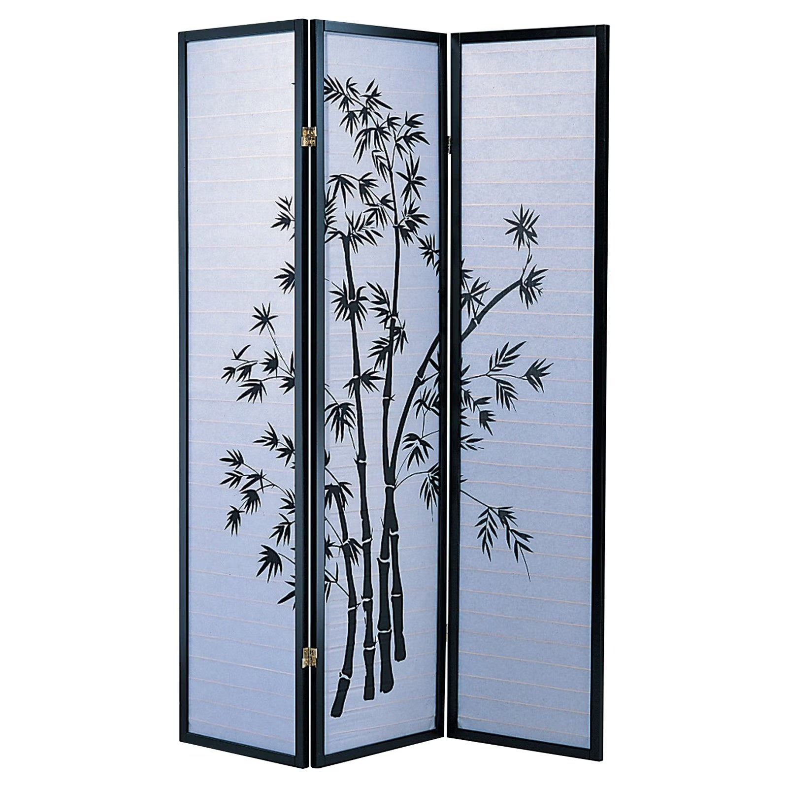 Milton Green Stars 3-Panel Dean Room Divider-Color:Bamboo Design