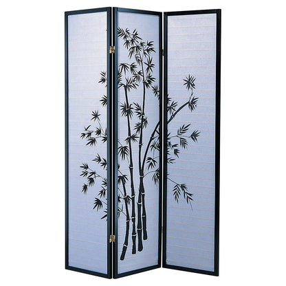 Milton Green Stars 3-Panel Dean Room Divider-Color:Bamboo Design