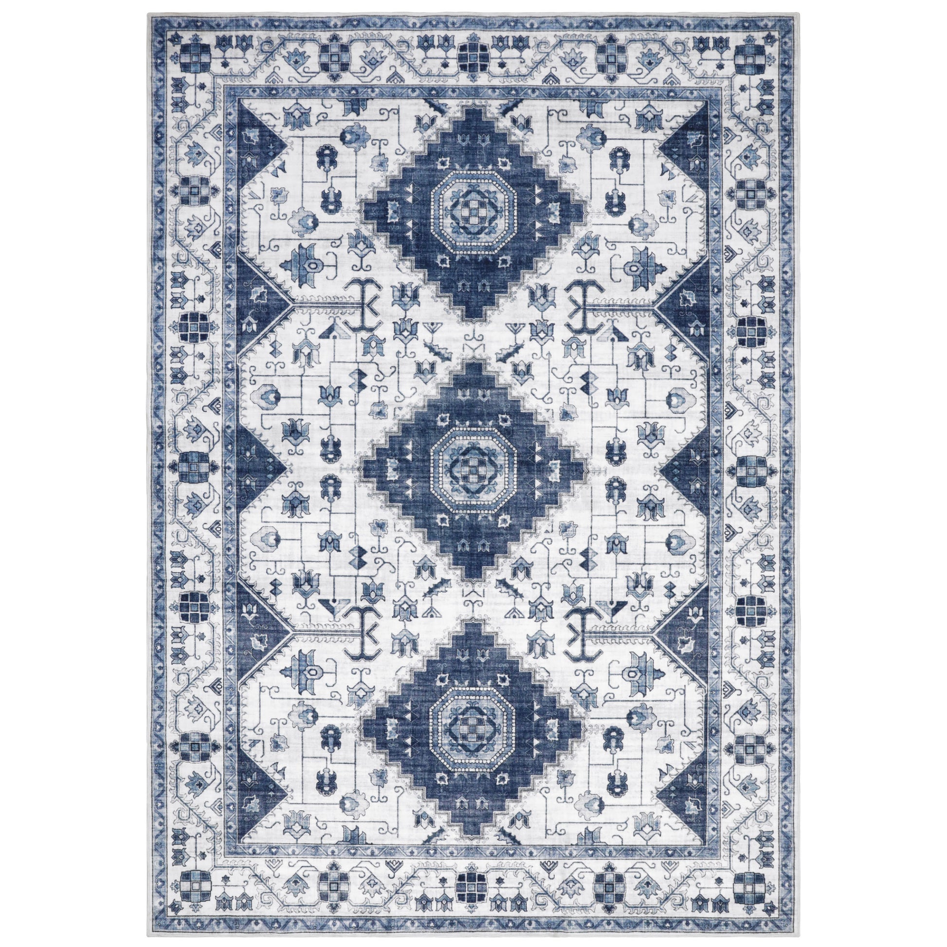 Wyatt & Ash Washable Indoor Area Rug, Cyrus 7'10' x 10'