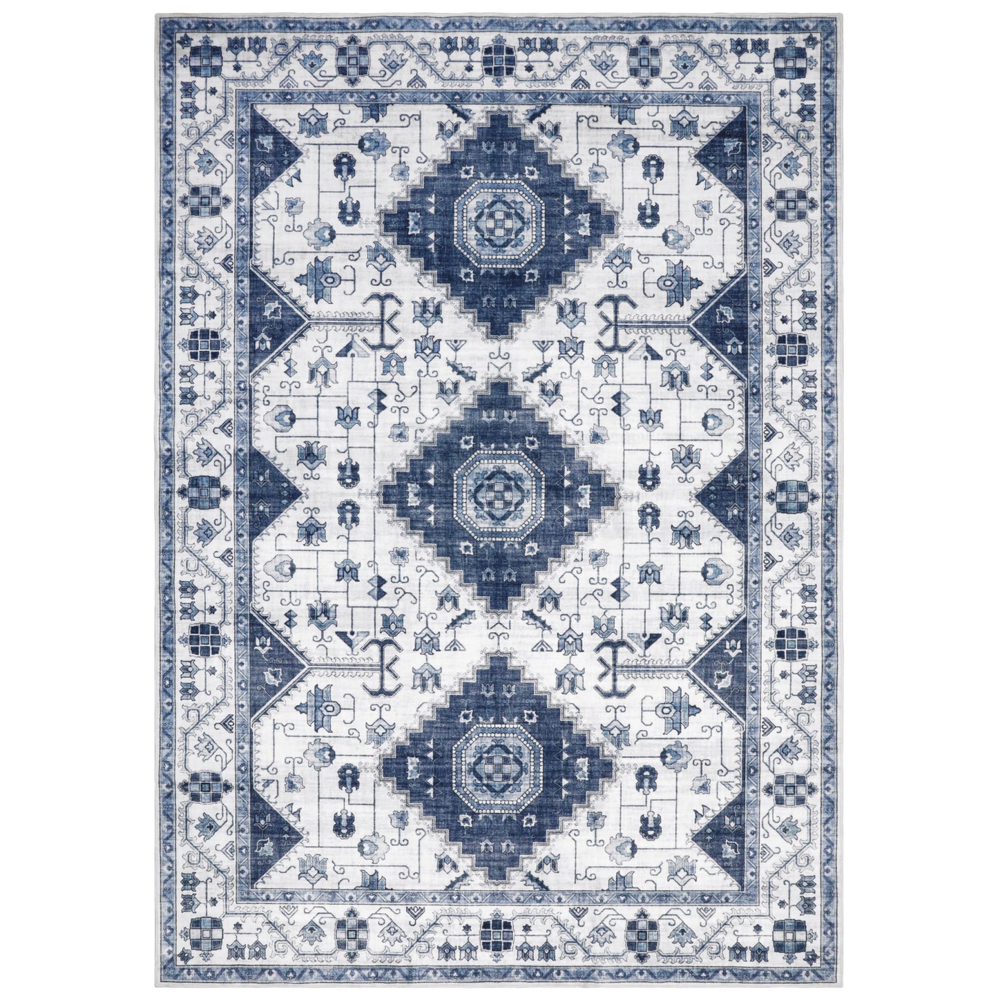 Wyatt & Ash Washable Indoor Area Rug, Cyrus 3' x 5'