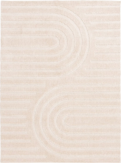 Better Homes & Gardens Arches Hi Low Indoor Area Rug, Ivory, 5'x6'7"
