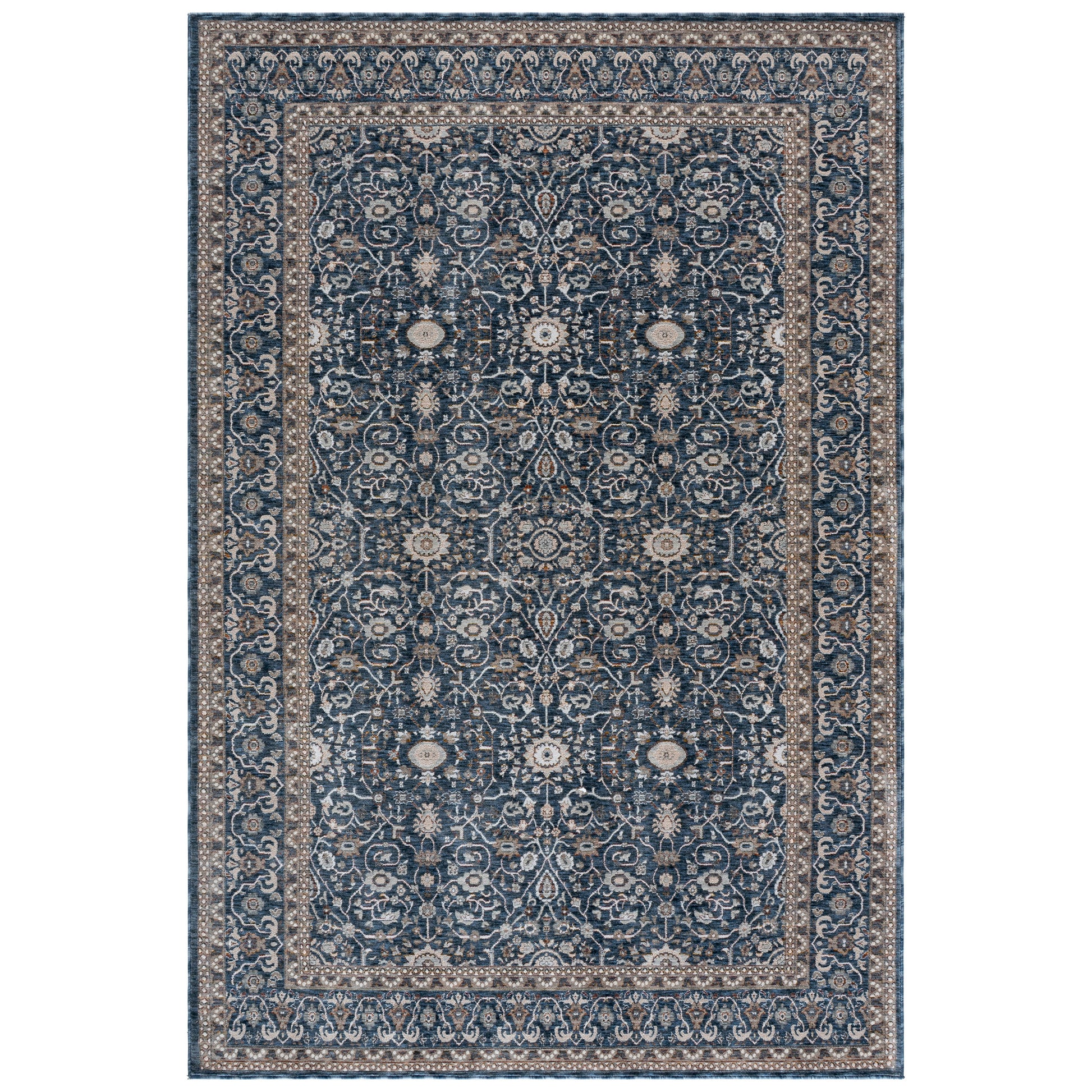Safavieh Sutton Area Rug, Navy Beige, 6’ x 9’