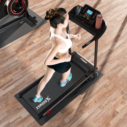GEEMAX Electric Motorized Treadmill with 4 Incline Levels, Speakers, bluetooth, APP Control, LCD and Pulse Monitor for Home Office Walking Running , 220 LB Max Weight - T12C5