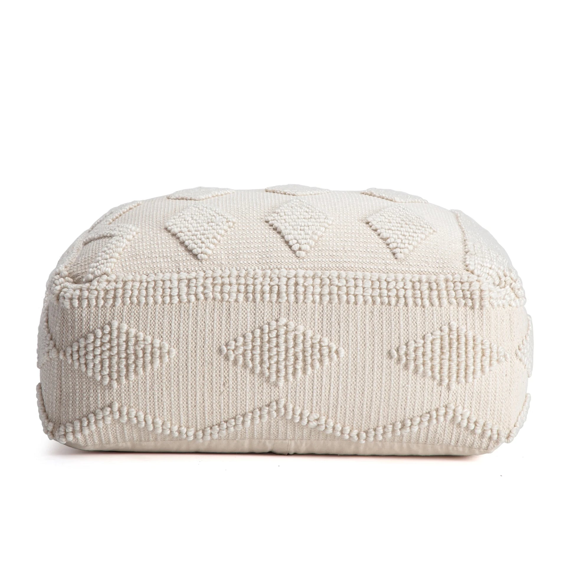Anji Mountain Cotton Square Poufs