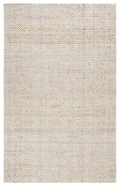 Rizzy Rugs Ellington Area Rug EG9035 Natual Chevron Striped 8' x 10' Rectangle