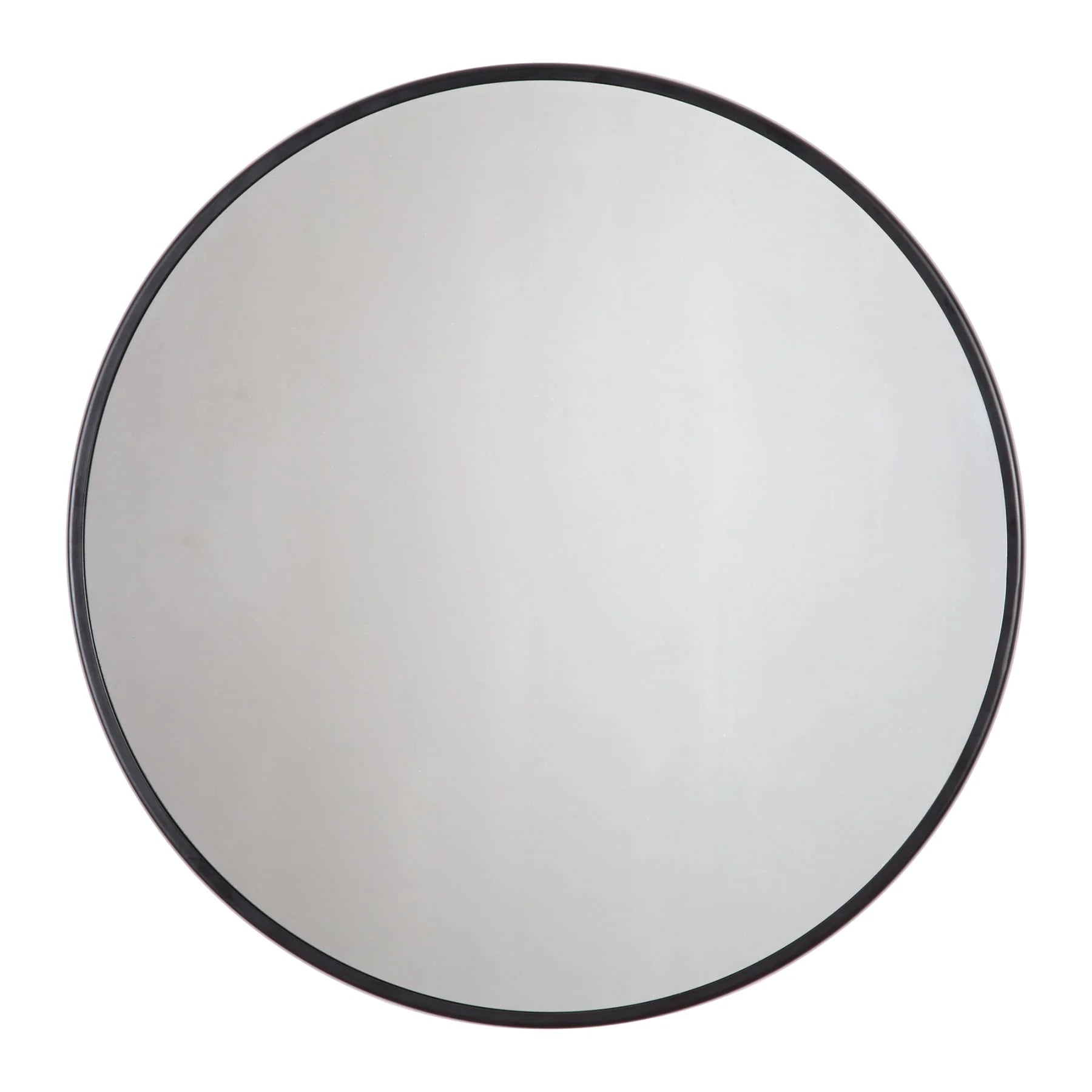 Habitat Adelina Black Circular Mirror