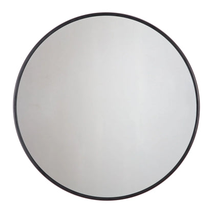 Habitat Adelina Black Circular Mirror