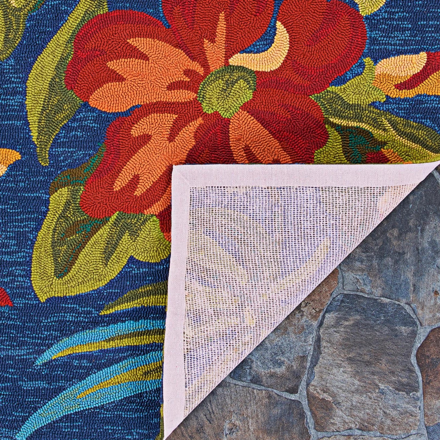 Couristan Covington Tropical Orchid Indoor/Outdoor Area Rug