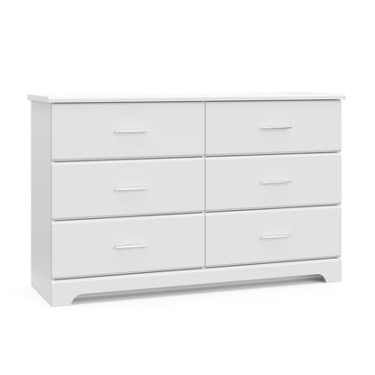 Storkcraft Brookside 6 Drawer Nursery Double Dresser, Driftwood