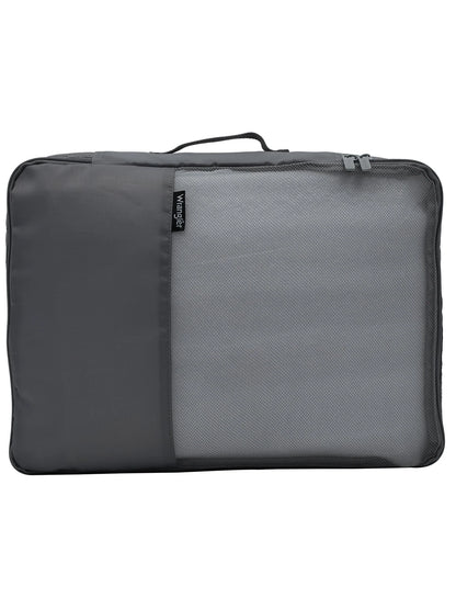 Wrangler 4 pc. ABS Spinner Luggage Set with 20" & 25" Suitcases and Packing Cubes, Sharkskin