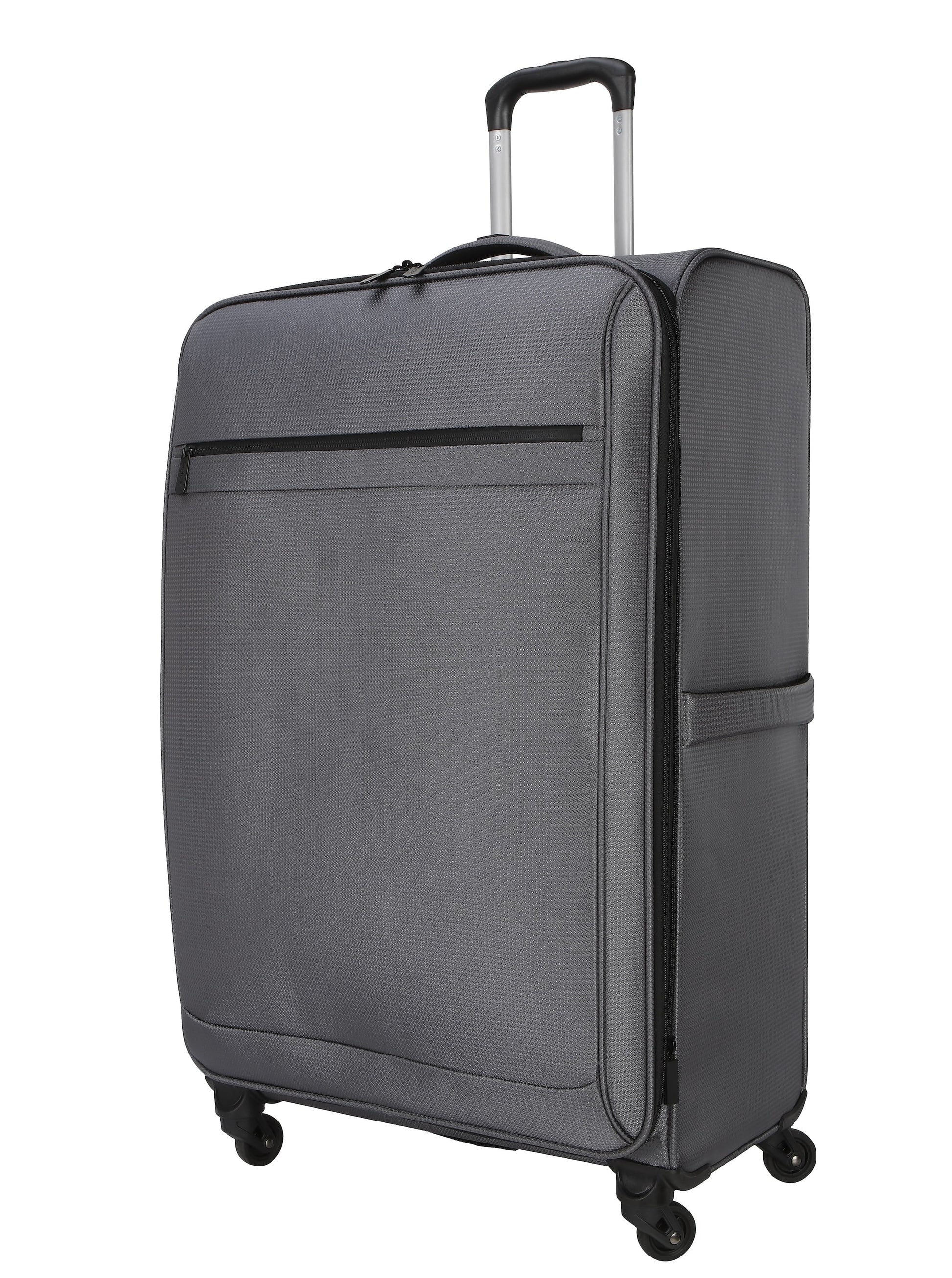 (3 pack) Protege Gravity Free 30" Softside Upright Luggage, Gray