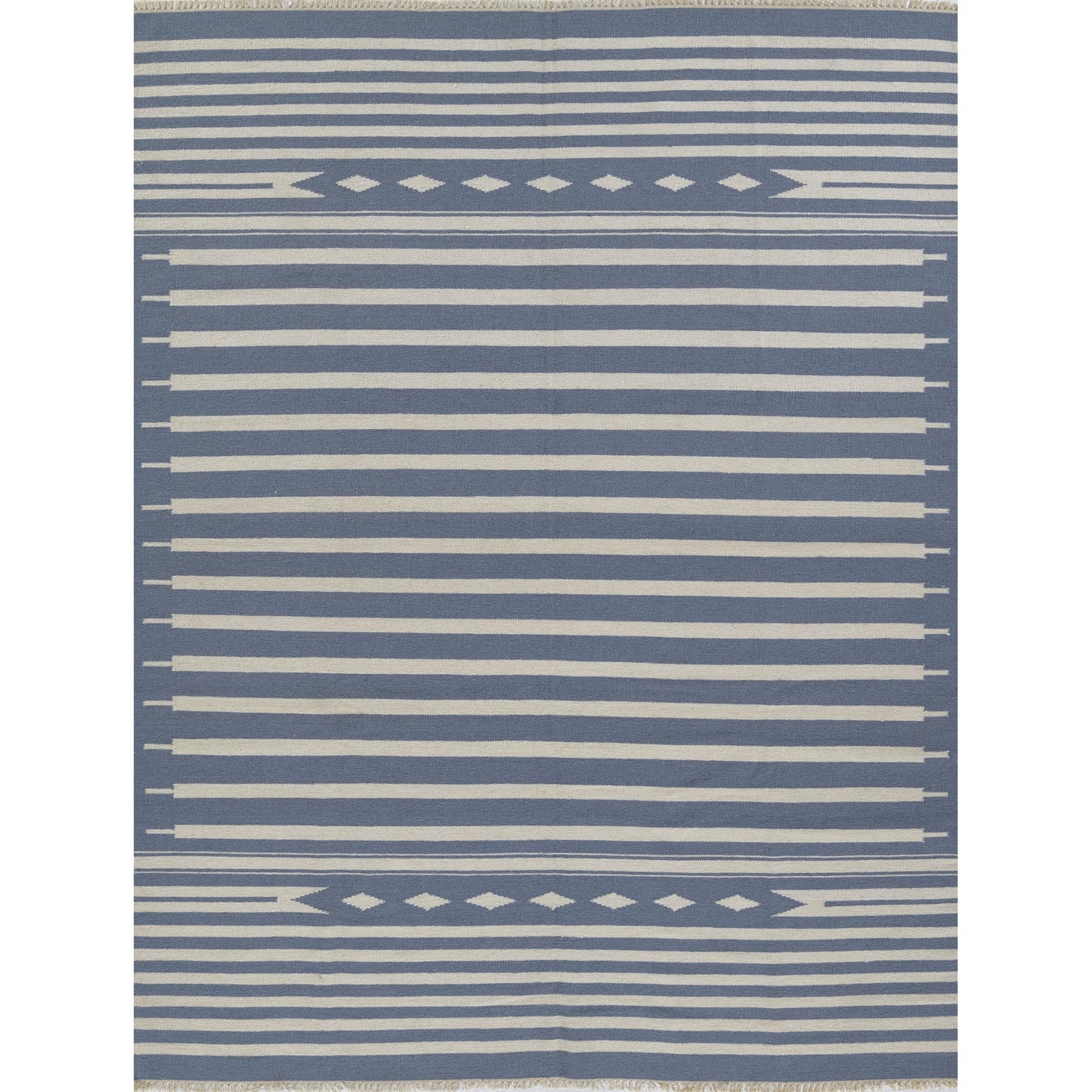Erin Gates Contemporary Rectangle Area Rug, Denim, 5' X 7'6"