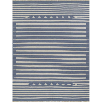 Erin Gates Contemporary Rectangle Area Rug, Denim, 5' X 7'6"