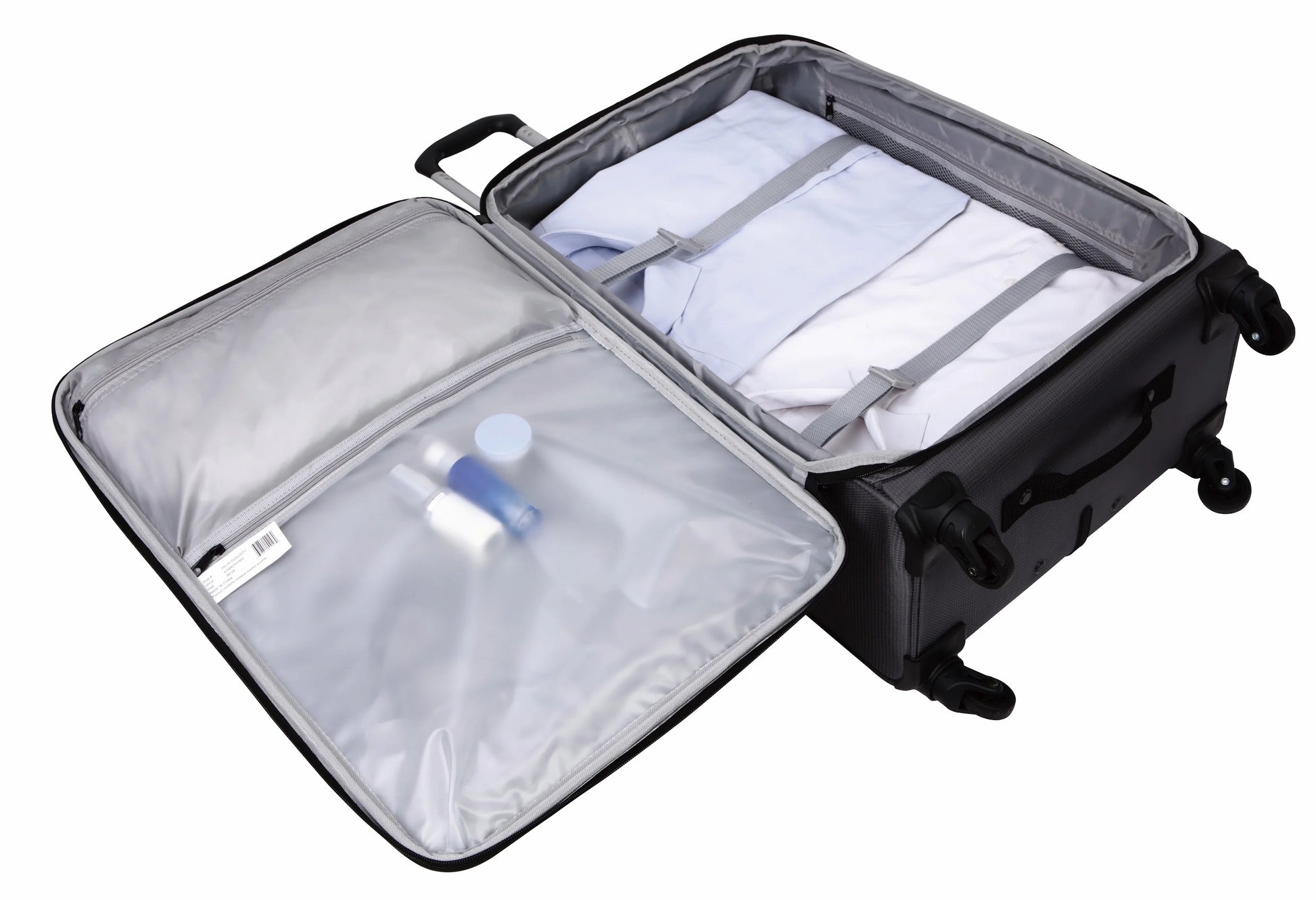 (3 pack) Protege Gravity Free 30" Softside Upright Luggage, Gray
