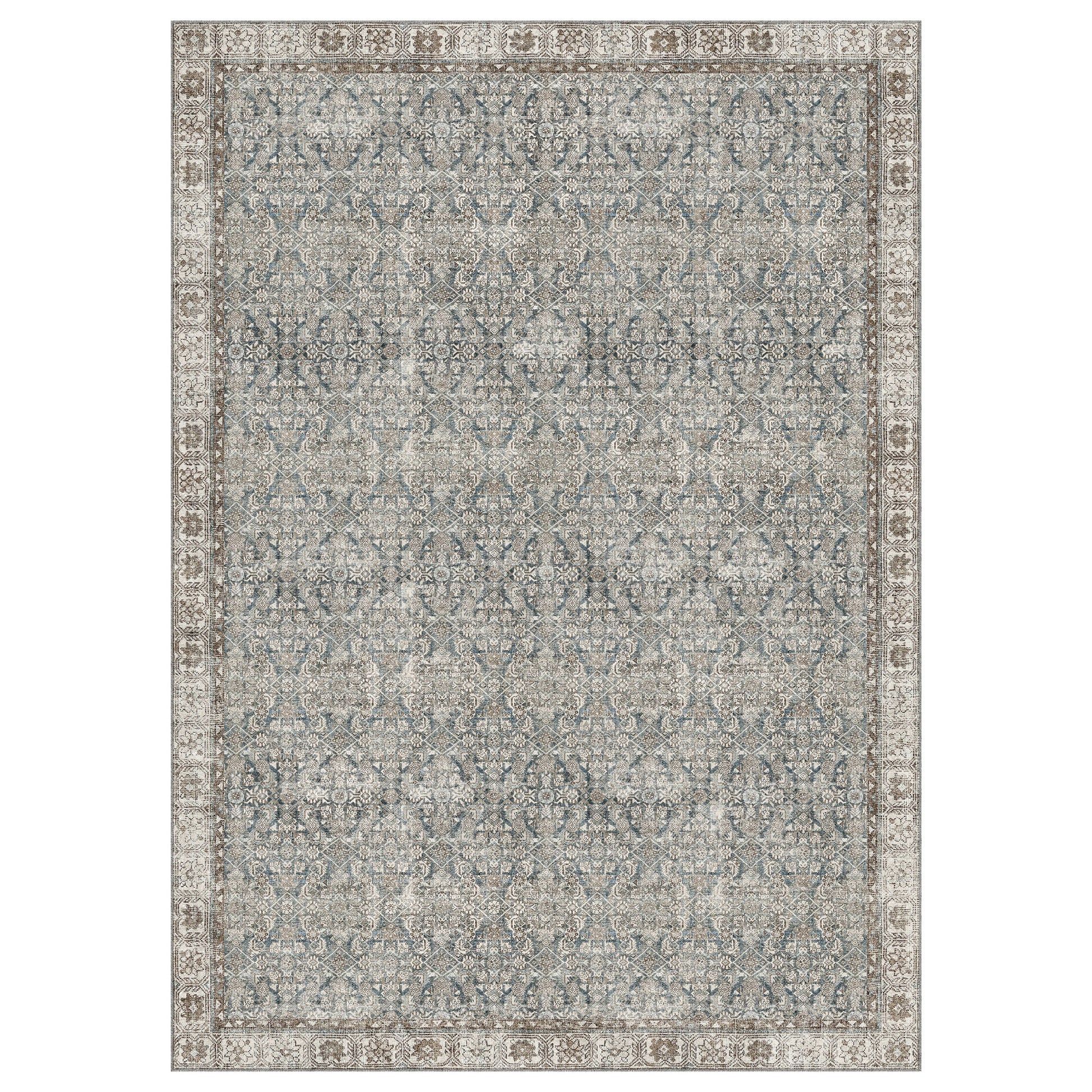 Apache Chenille Area Rug, Celyse Blue, 9'8' x 13'7'
