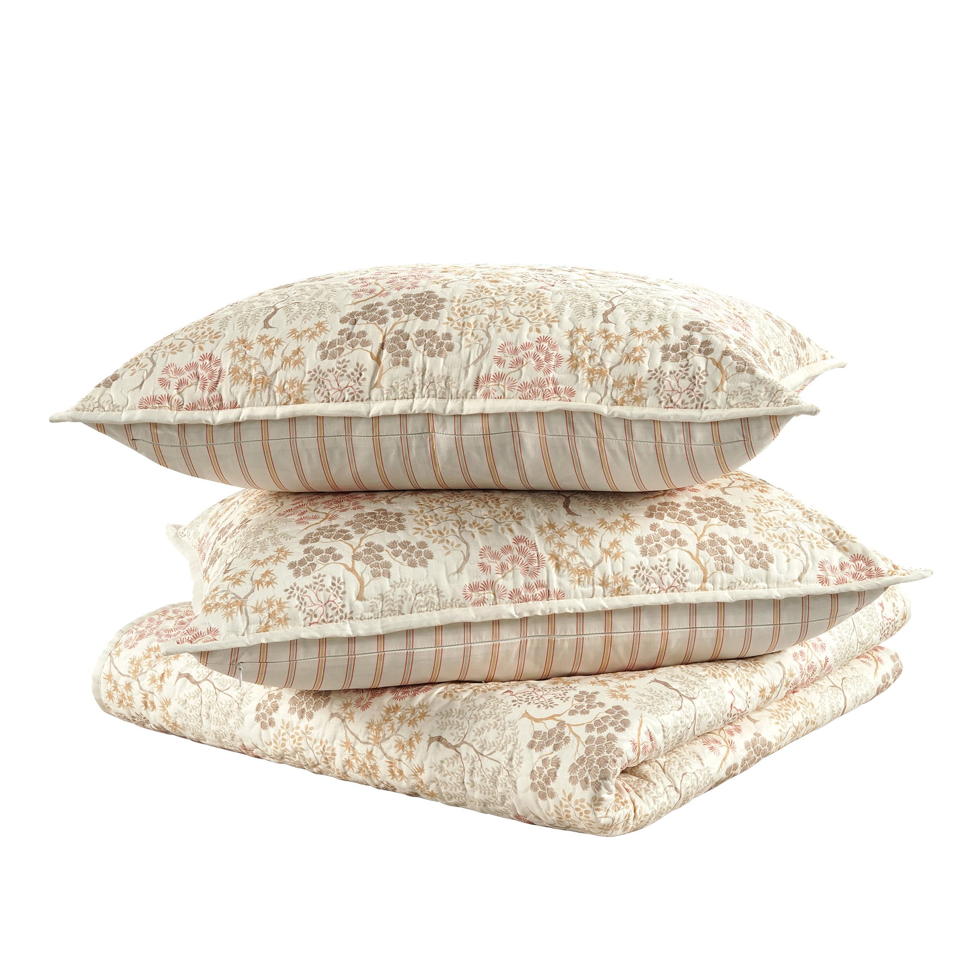 The Linen Closet Orchard Trees 3-piece Quilt Set