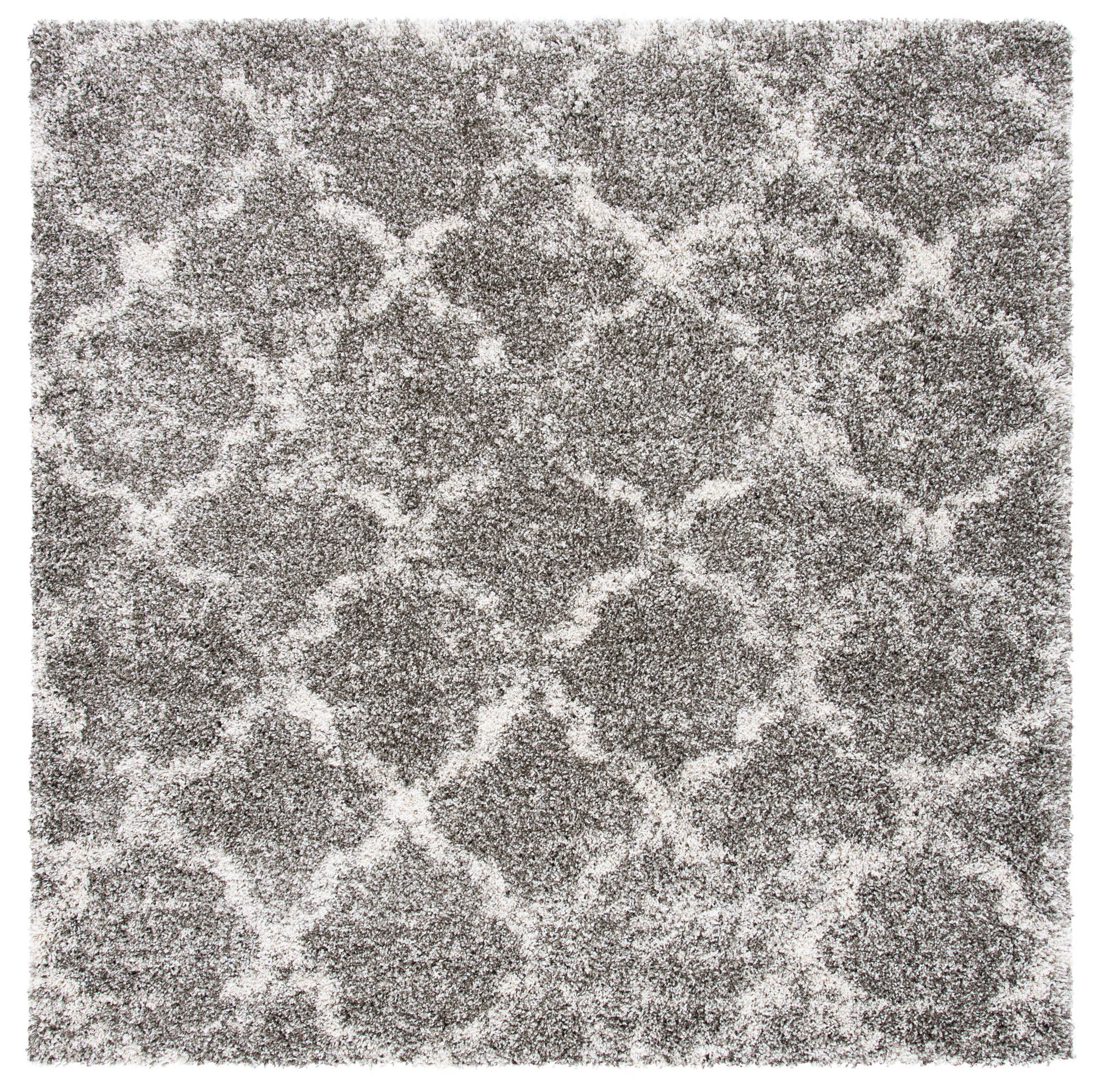 SAFAVIEH Hudson Shag Jacinda Abstract Area Rug, Ivory/Beige, 5'3" x 7'6"