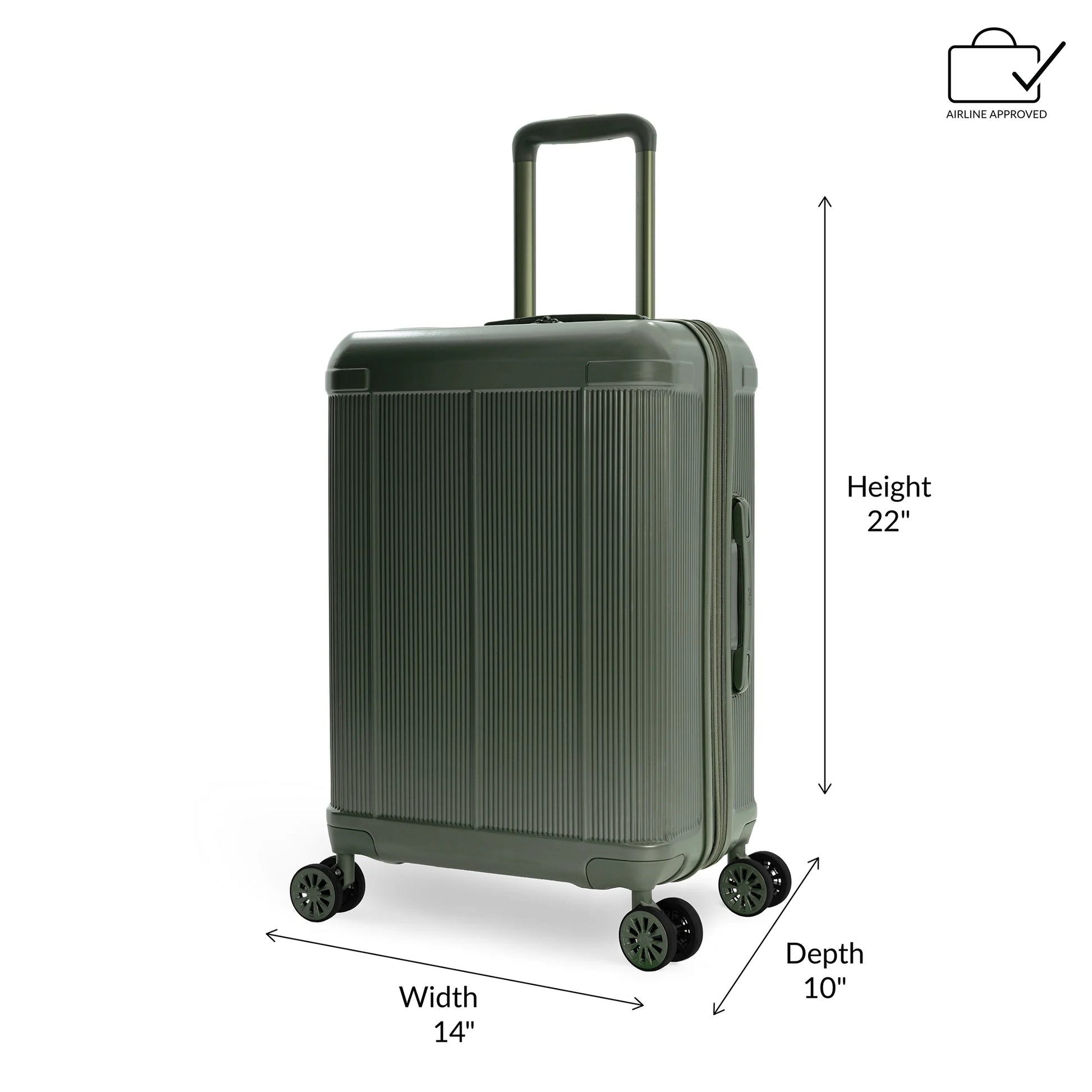 iFLY Hardside Rise 28" Large Checked Luggage, Sand