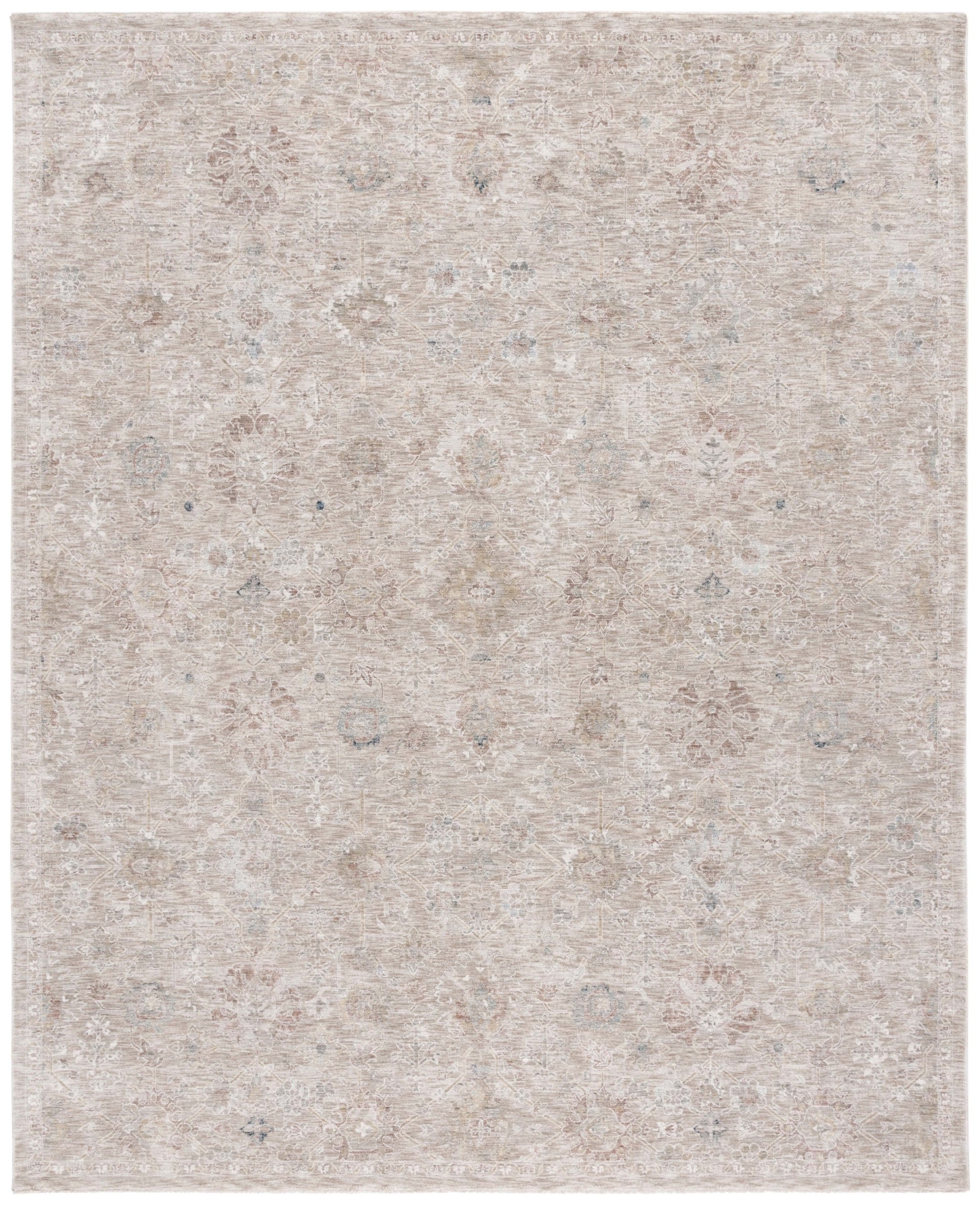 SAFAVIEH Autumn Freeman Floral Area Rug, Beige/Ivory Blue, 8' x 10'