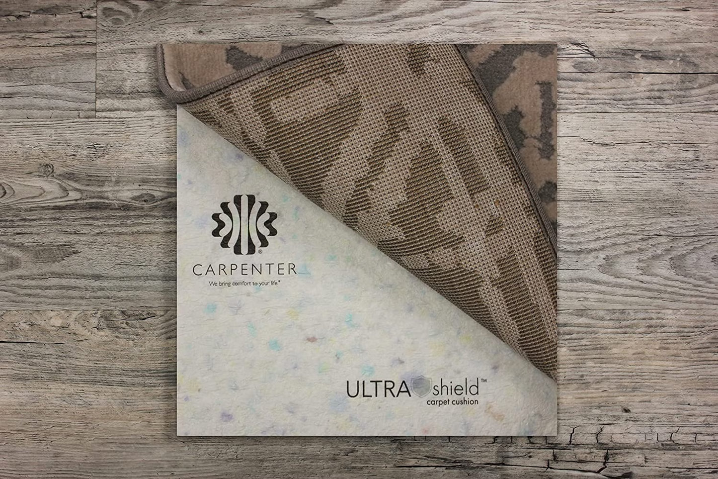 Carpenter 9'x12' Area Rug Pad Ultrashield Premium 1/2" Visco-Elastic Memory Foam