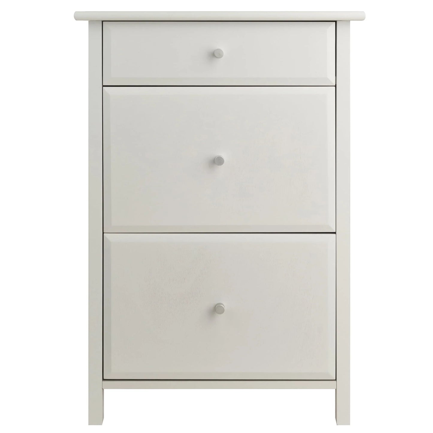 Winsome Wood Delta Home Office File Cabinet, White Finish