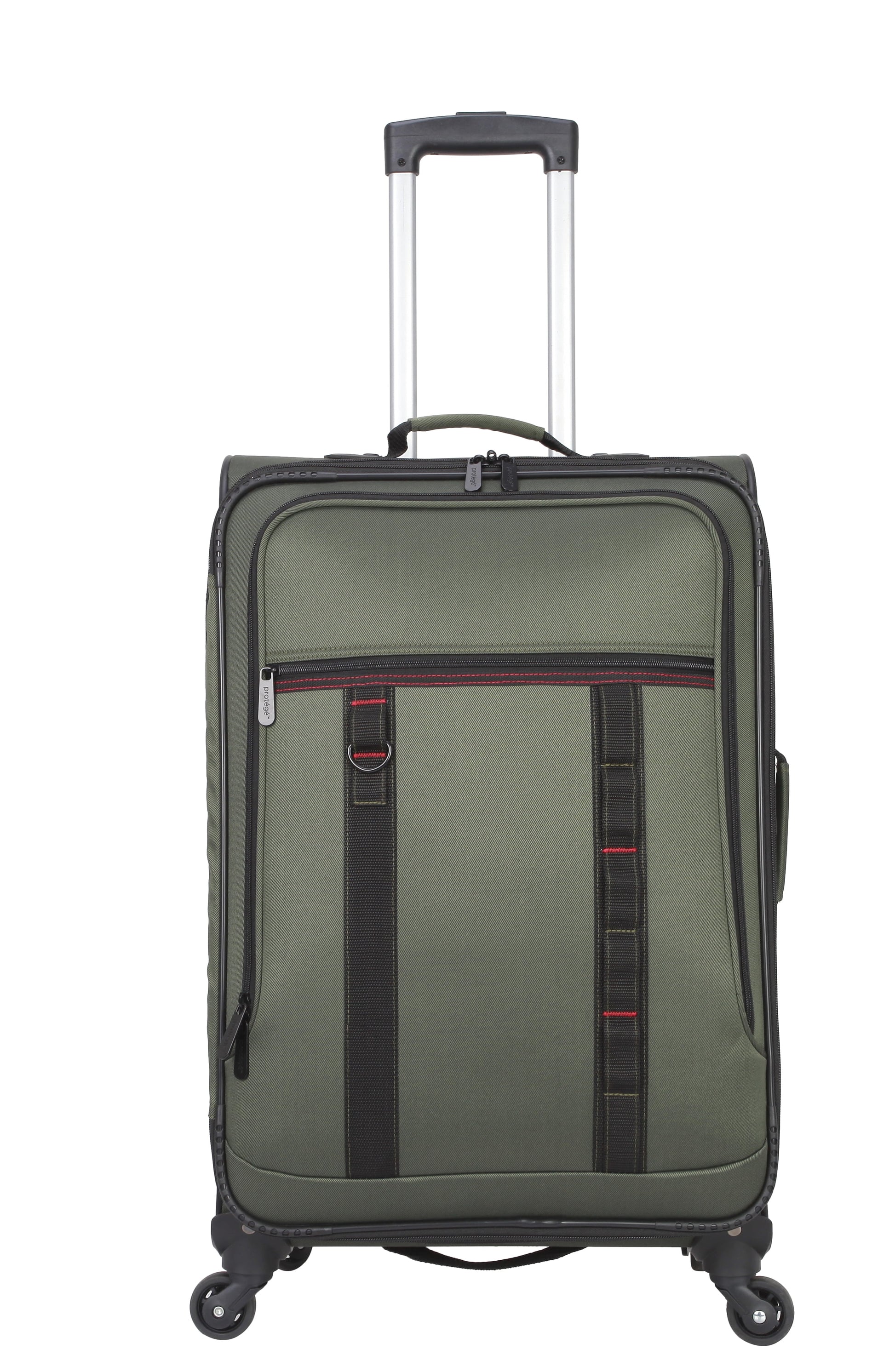 Protege 5-Piece Softside Spinner Luggage Set, Green