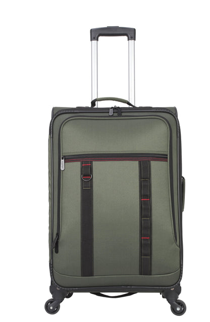 Protege 5-Piece Softside Spinner Luggage Set, Green