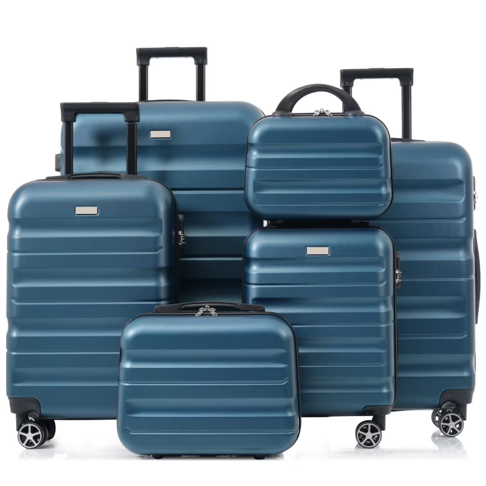 Hardshell ABS Luggage Set - Lightweight & Durable Suitcases with Dual Spinner Wheels