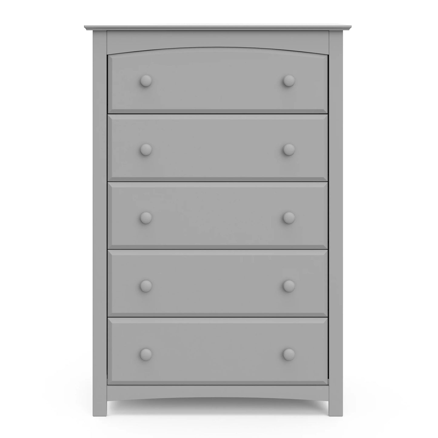 Storkcraft Kenton 5 Drawer Nursery Dresser, Pebble Gray