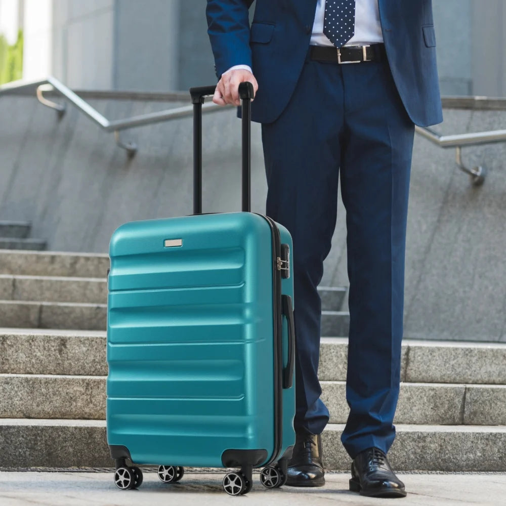 Hardshell ABS Luggage Set - Lightweight & Durable Suitcases with Dual Spinner Wheels