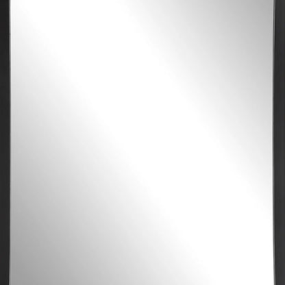 33 Inch Wood Wall Mirror, Elongated Quatrefoil, Gold, Saltoro Sherpi