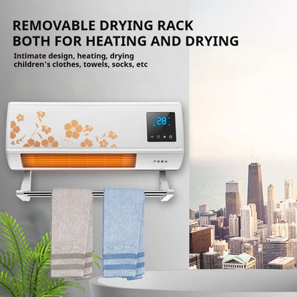 FYHALE Wall Air Conditioner, Portable Air Conditioner with Remote Control, Energy-saving Fast Heating Conditioner Fan, Shaking Head & Power-saving Ac Unit for Home Office Bedroom