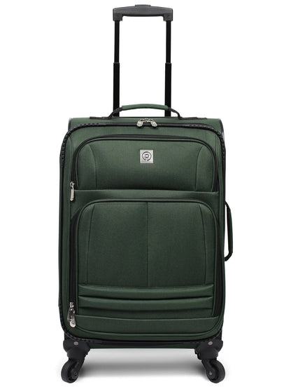 Protege 21" Carry-on Elliptic 4-Wheel Spinner Luggage, Green (Walmart Exclusive)