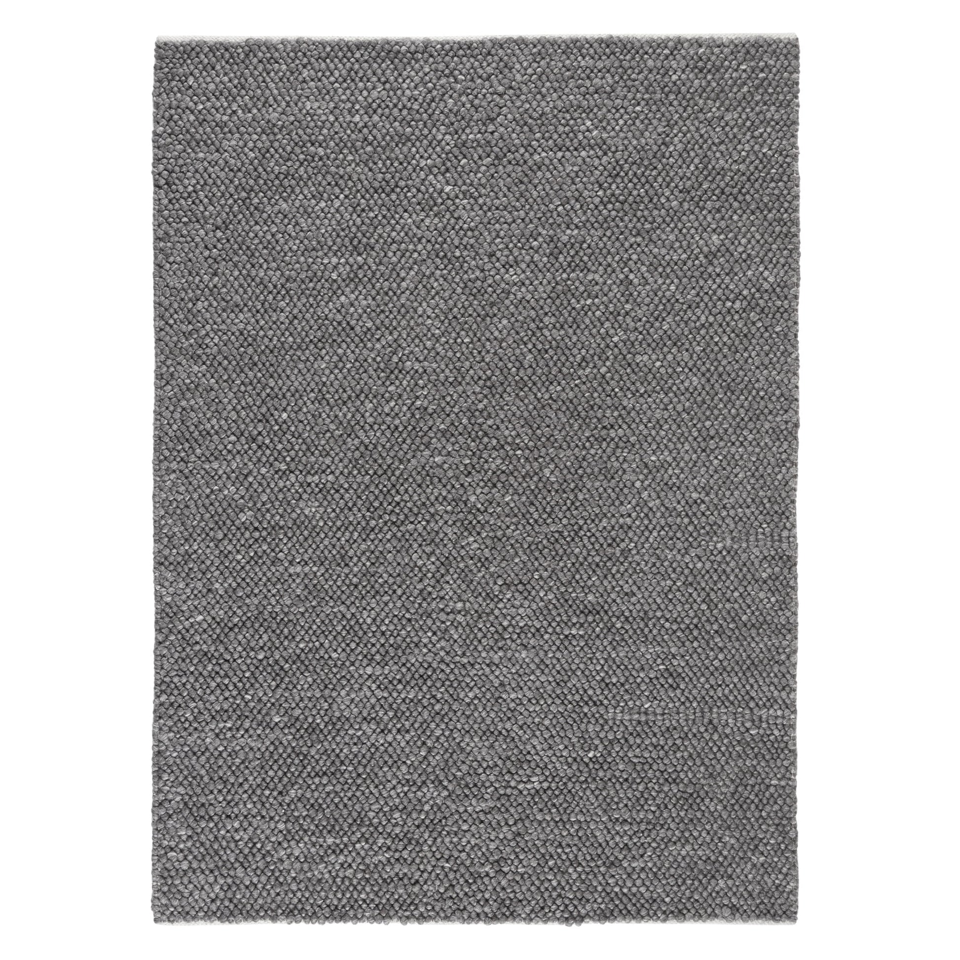 TOWN & COUNTRY TERRA Olea Bubble Texture Handcrafted 100% Wool Area Rug, Beige, 5'x7°