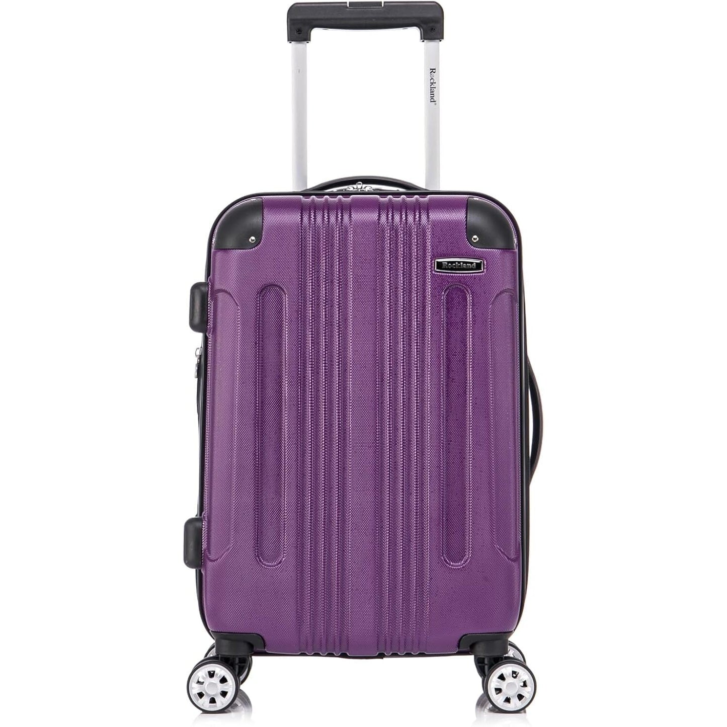 ROCKLAND London Hardside Spinner Wheel Luggage, Carry-On 20-Inch and Tote 14-Inch