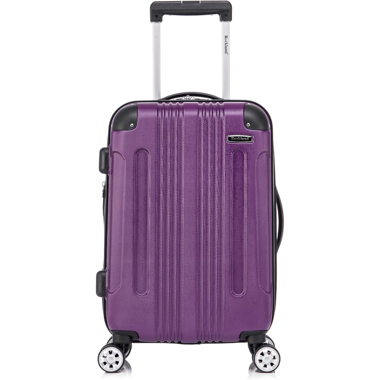 ROCKLAND London Hardside Spinner Wheel Luggage, Carry-On 20-Inch and Tote 14-Inch