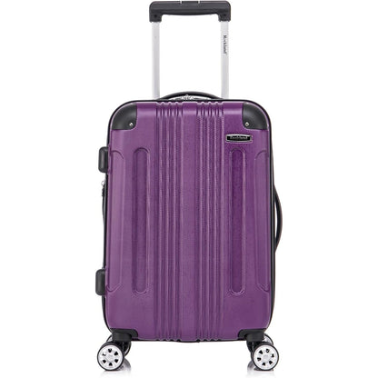 ROCKLAND London Hardside Spinner Wheel Luggage, Carry-On 20-Inch and Tote 14-Inch