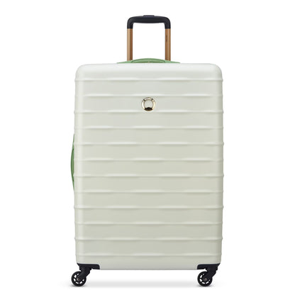DELSEY PARIS by Claudia 28° Women's Checked Hardside Luggage, Peach