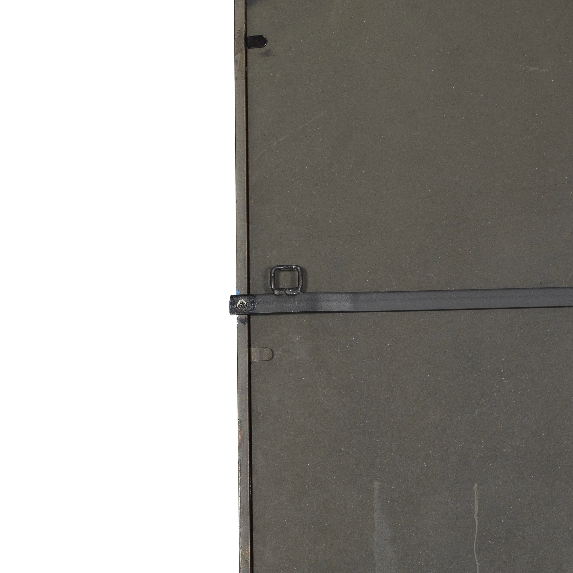 DecMode 39" x 71" Copper Window Pane Inspired Wall Mirror with Arched Top