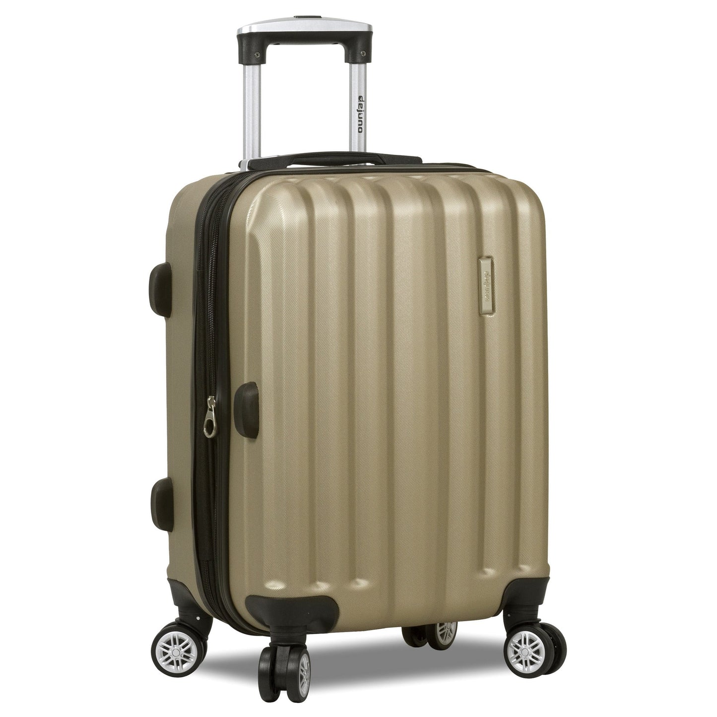 Dejuno Camden Hardside 3-Piece Expandable Spinner Luggage Set - Silver (20", 24" and 28")