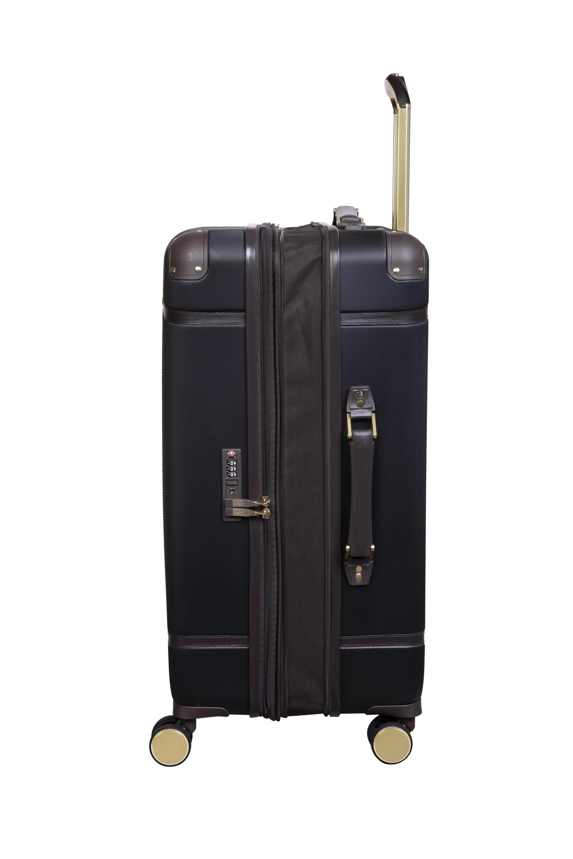 it luggage Superiority 28" Hardside Checked 8 Wheel Expandable Spinner, Black